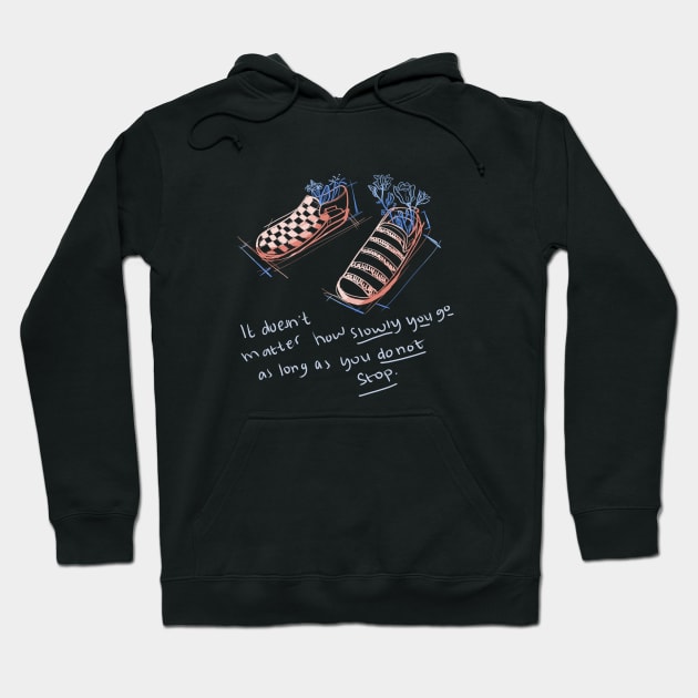 Life Lesson from Shoe no. 3 Hoodie by haricech